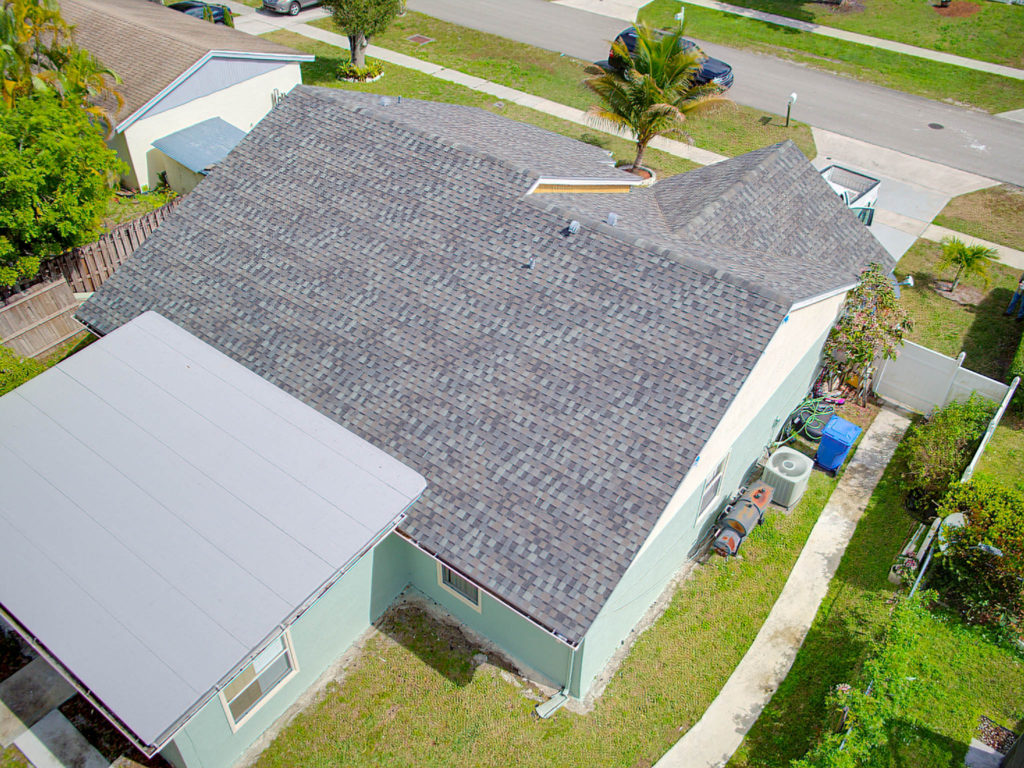 Dade County asphalt shingle roofing project